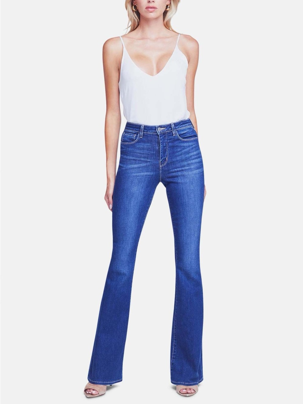 L’AGENCE Marty High-Rise Flared Jeans 24 Colton Wash